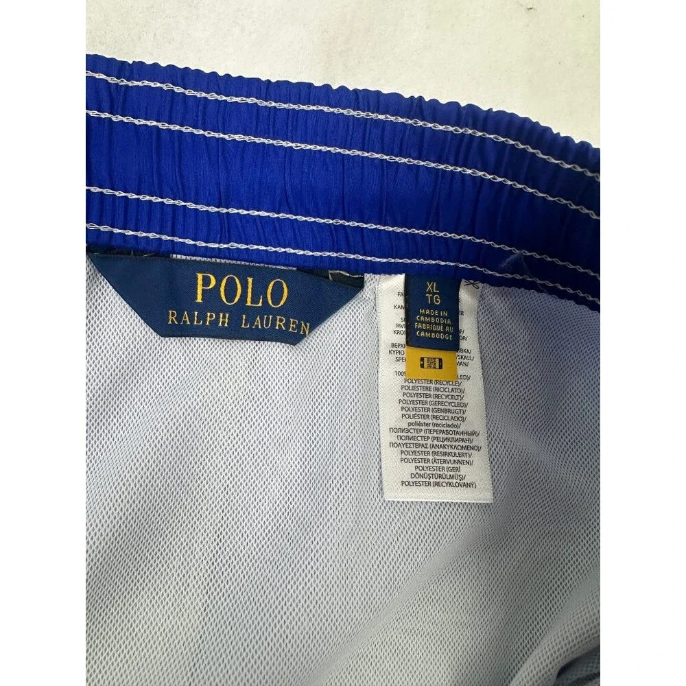 Polo Ralph Lauren Wellness Club Swim Trunks Mens XL Yellow Ombre NWT Recycled